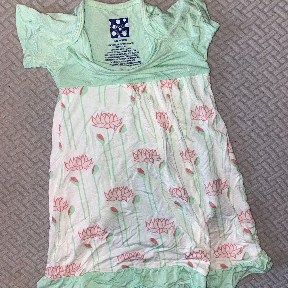 Kickee pants dress 6-12 months